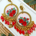 Clayful Gulnaar Jhumkas