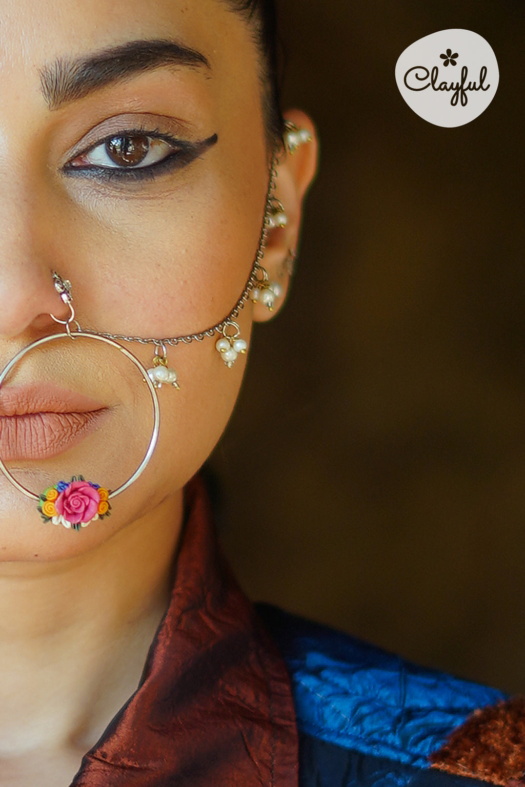 Noor Floral Nath