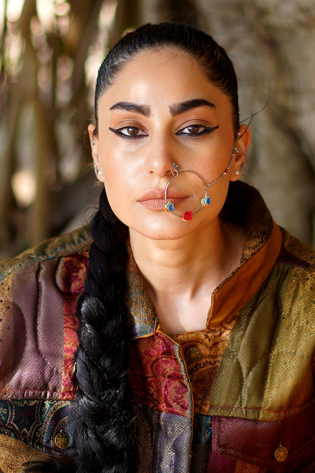 Gulbahar Floral Nath