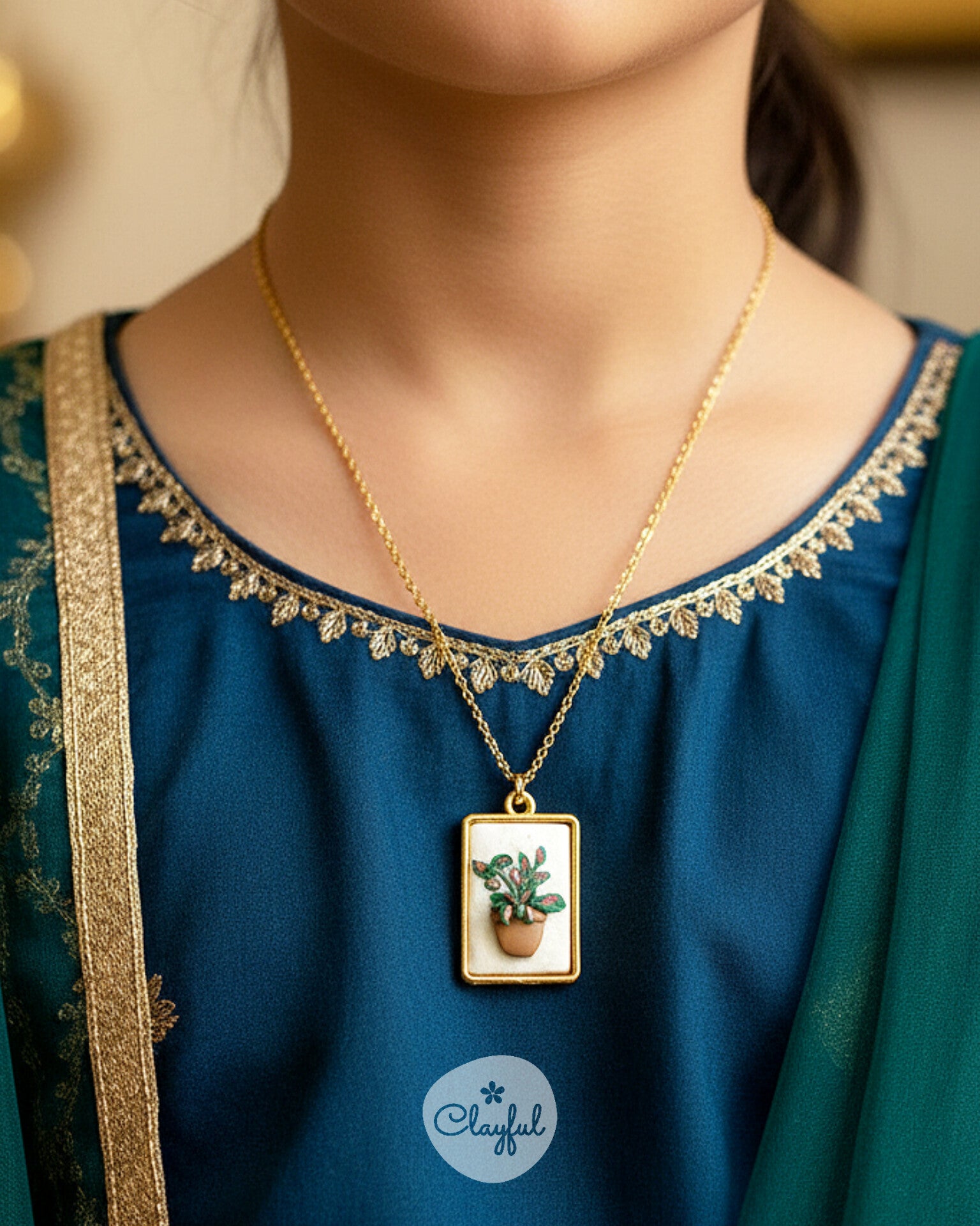 Emerald Garden Pendant