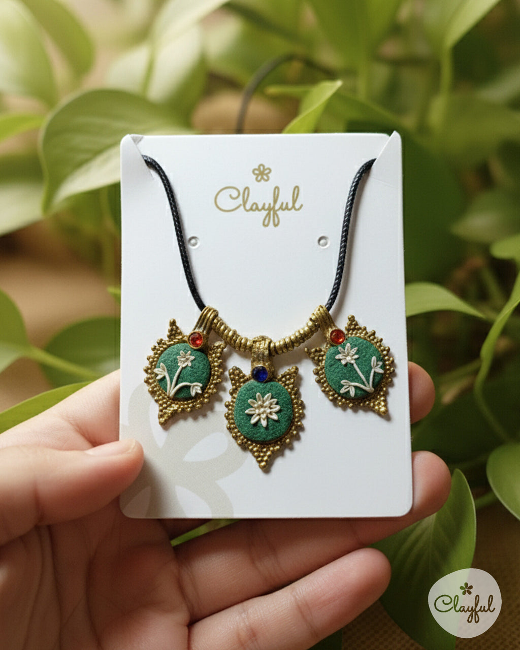 Midnight Bloom Statement Necklace