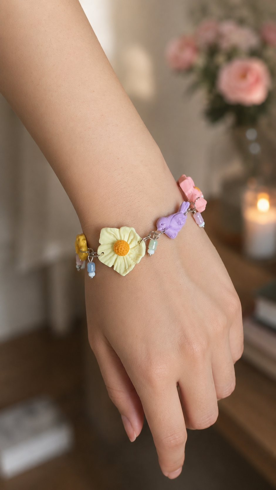 Floral Handmade Bracelet