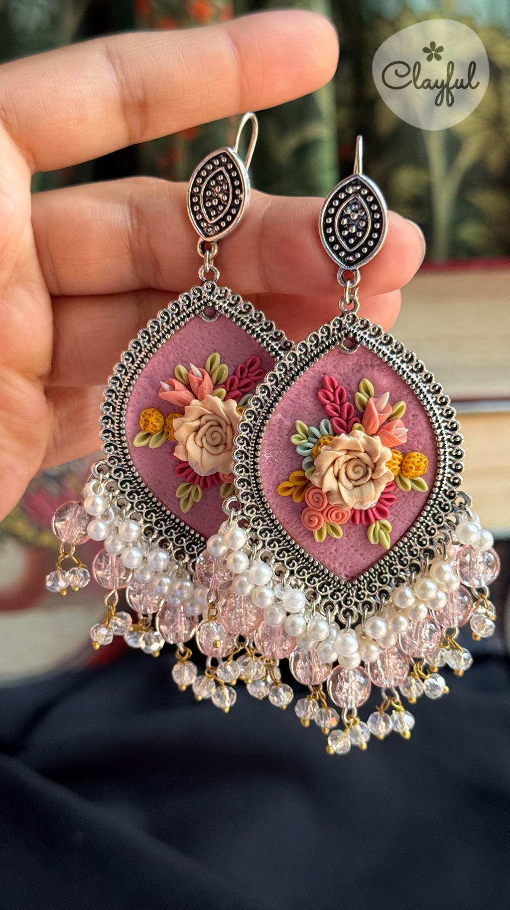Baby Pink Jhumkay