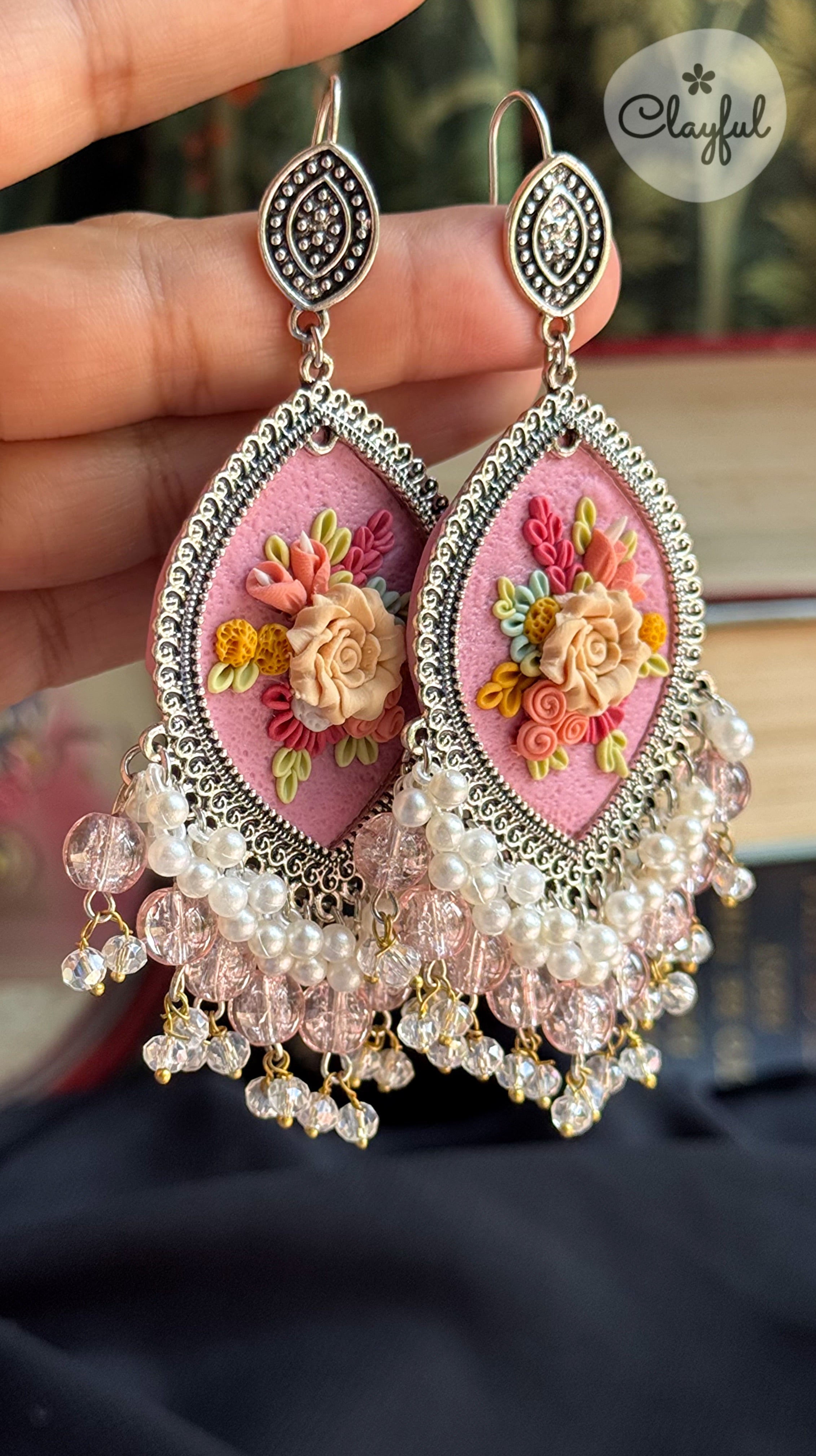 Baby Pink Jhumkay