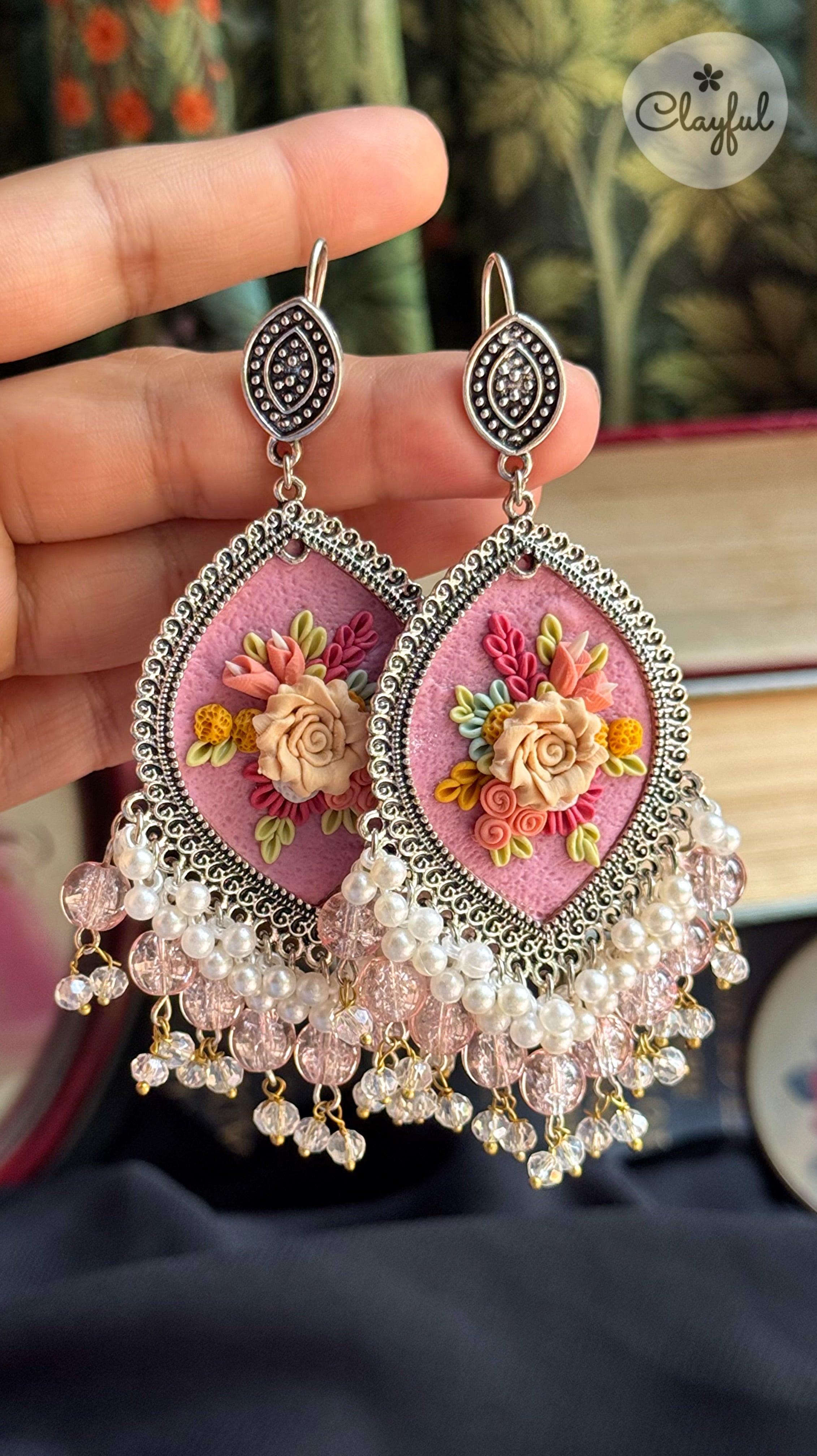 Baby Pink Jhumkay
