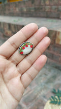 Clayful Rosette Pearl Ring