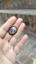 Clayful Lavender Bloom Ring