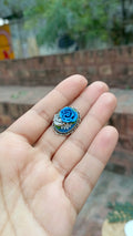 Clayful Azure Bloom Ring