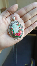 Clayful Blush Garden Pendant Necklace