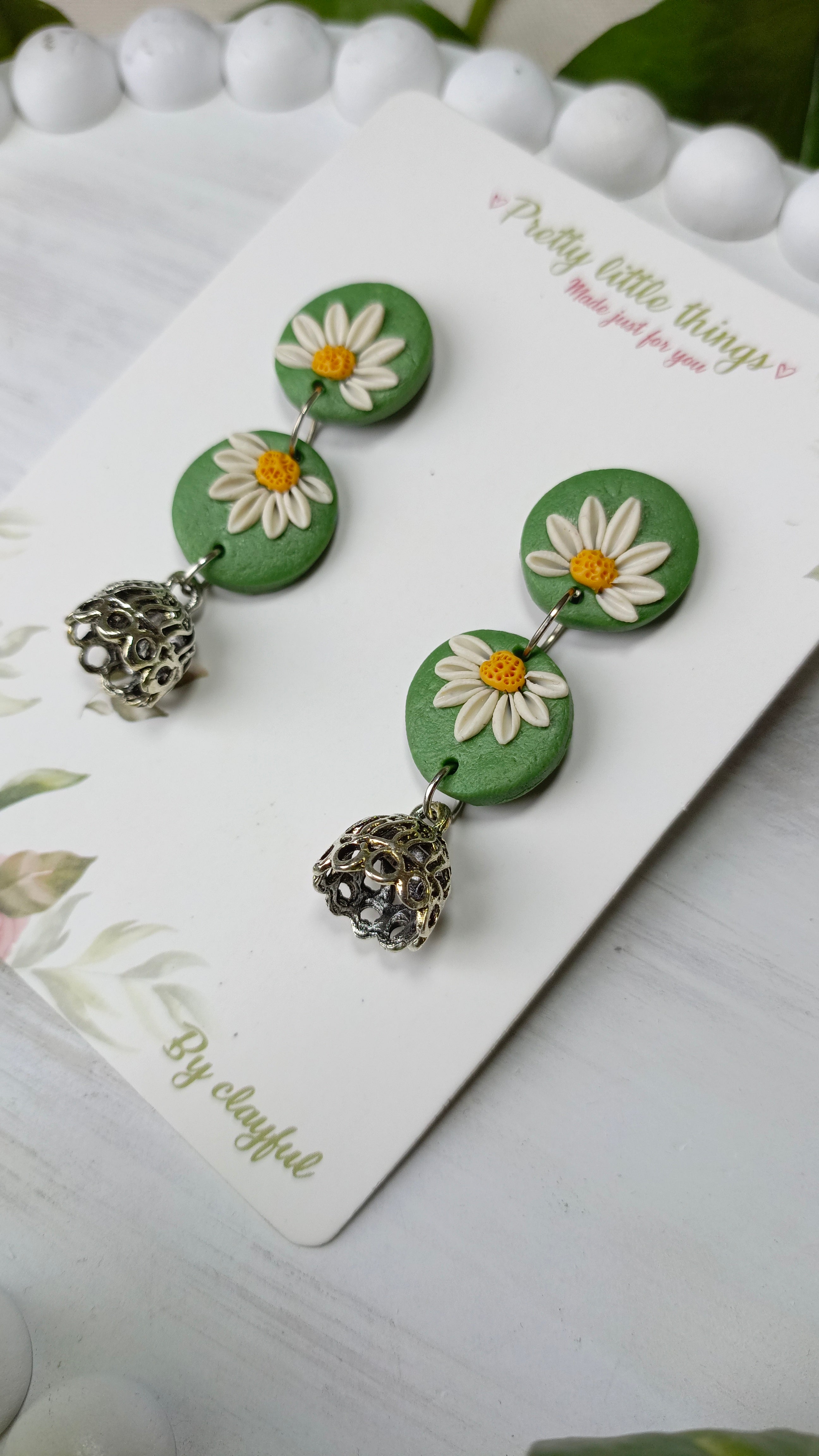 Clayful Meadow Daisy Drops