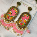 Clayful Rosy Meher Jhumkas