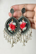 Clayful Noir Pearl Jhumkas