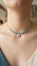 Hand painted necklace