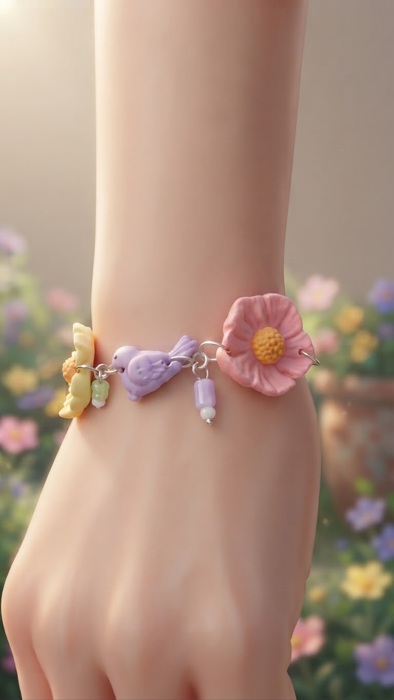 Floral Handmade Bracelet
