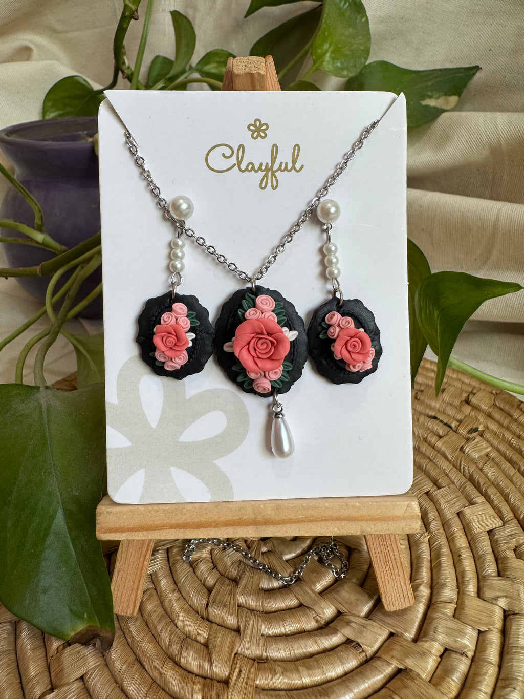 Elegant Handmade Floral Set