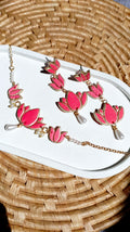 Large pink lotus set