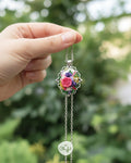 Rose garden pendant