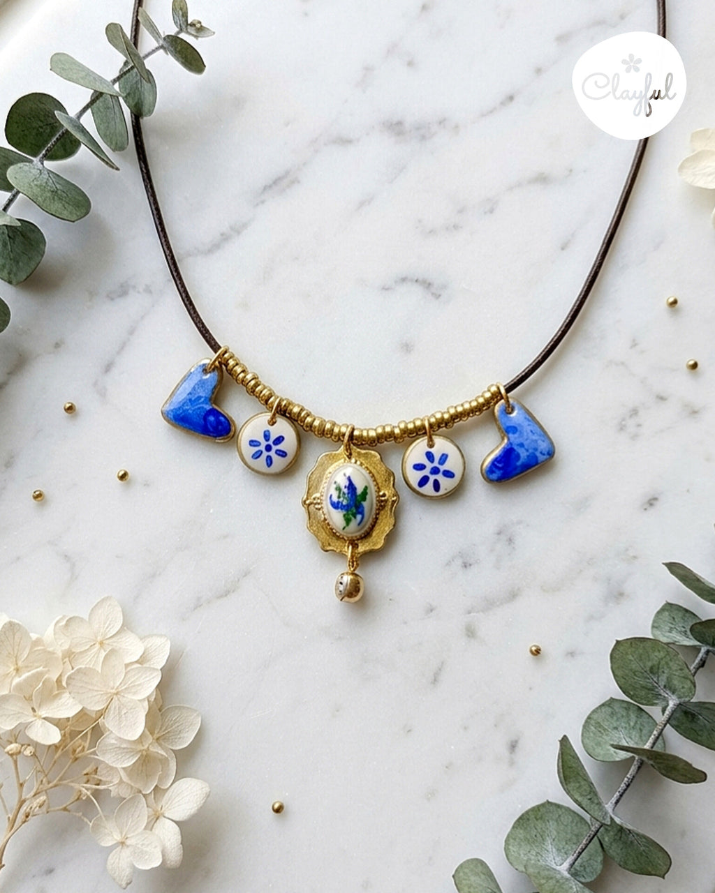 Azure Bloom Necklace