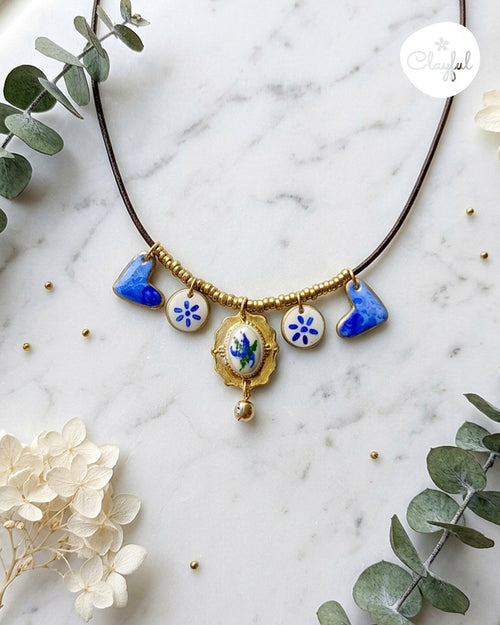 Azure Bloom Necklace