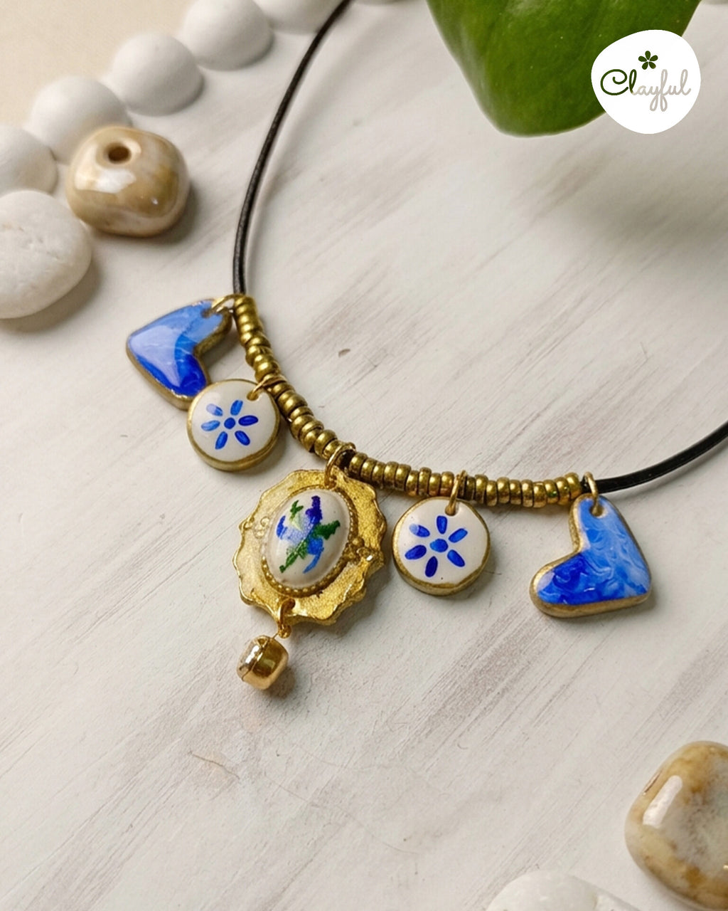 Azure Bloom Necklace