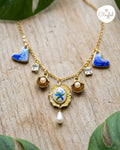 Ocean Pearl Charm Necklace