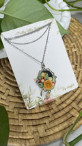 Clayful Golden Rose Charm Pendant