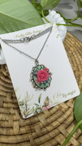 Clayful Rosy Meadow Pendant