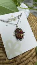 Clayful Twilight Rose Bouquet Pendant